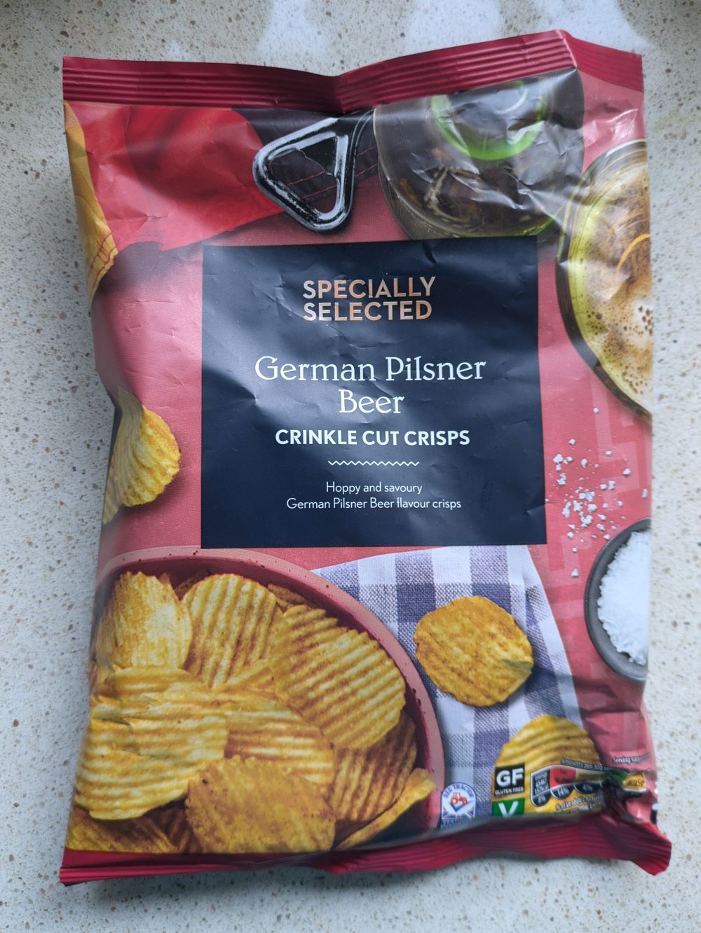 Aldi - German Pilsner Beer Crisp Packet